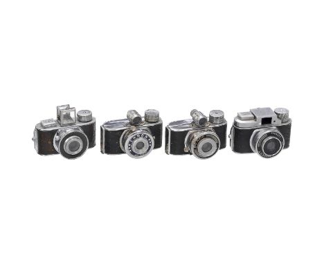 4 Kleinstbild-Rollfilmkameras für 14 x 14 mmHit-ähnliche Kameras in erheblich schwereren Ausführungen und mit anderen Suchern