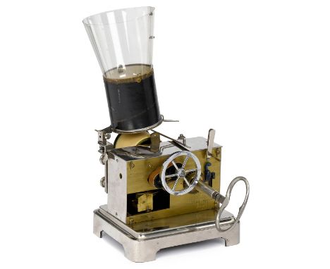 Phonograph "Lioret Phonographe de Salon", um 1898Modell Nr. 2, seltener französischer Phonograph für Zelluloid-Walzen. Erfind