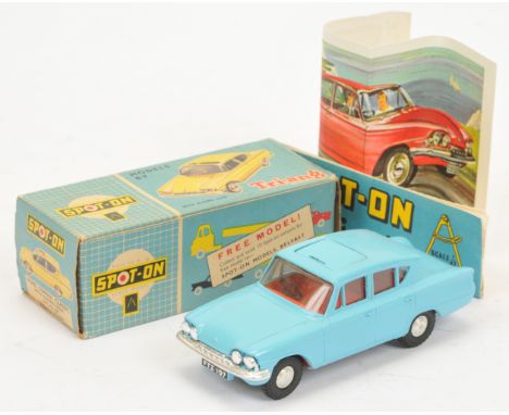 Triang Spot On 259 Ford Consul Classic - Light blue body (including opening sun roof), red interior with black steering wheel