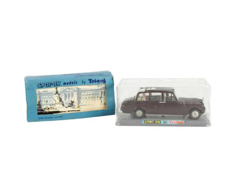 Diecast - an original vintage Triang Spot On 1/42 scale boxed diecast model No. 260 Royal Rolls Royce with Queen and Duke of 