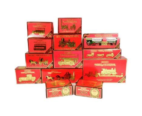 Diecast - a collection of vintage Matchbox Models of Yesteryear boxed diecast models to include; 1905 Fowler Showmans Engine,