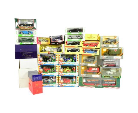 Diecast - a collection of assorted diecast model cars of various scales and makers to include; Corgi Noddy Collection. Shell 