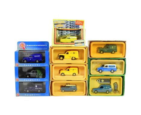 Diecast - a collection of 1/43 scale boxed diecast model cars to include x9 Lledo Vanguards models and x1 Only Fools &amp; Ho