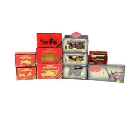Diecast - a collection of Corgi ' Vintage Glory of Steam ' and Matchbox Models of Yesteryear diecast models to include; Fowle