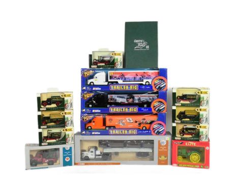 Diecast - a collection of assorted diecast models of various scales and makers to include; Lledo Eddie Stobart, Britains Vint