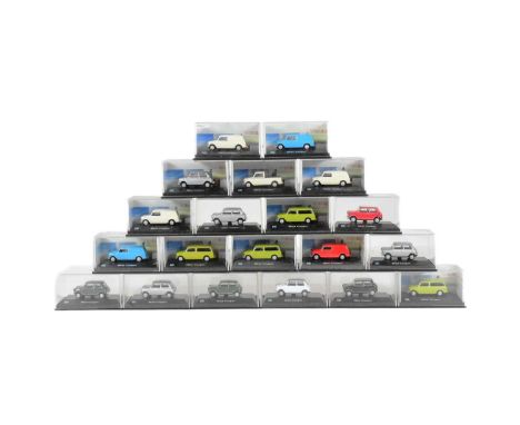 V Diecast - a collection of x20 Hongwell / Cararama made 1/72 scale diecast Mini Cooper models. Assorted colour ways, all box