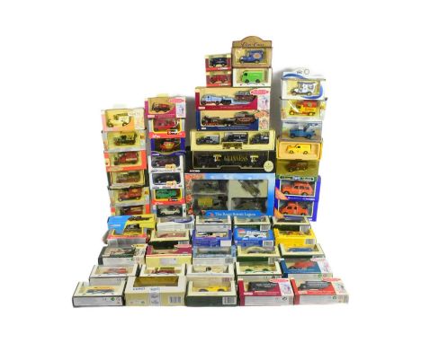 Diecast - a collection of boxed diecast models of various scales and makers to include; Lledo Days Gone, Lledo 1/76 scale Tra