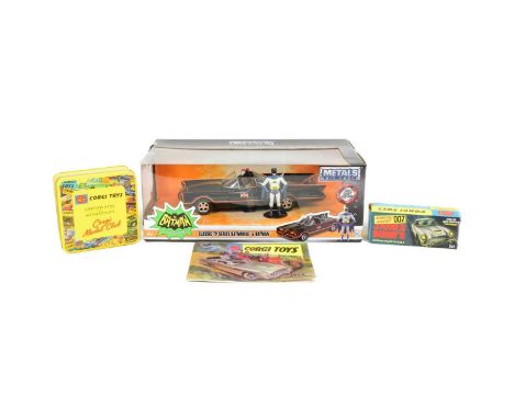 TV / Film Diecast - two models: a Jada Toys 'Metals Die Cast' made 'Batman Classic TV Series' 1/24 scale model Batmobile with