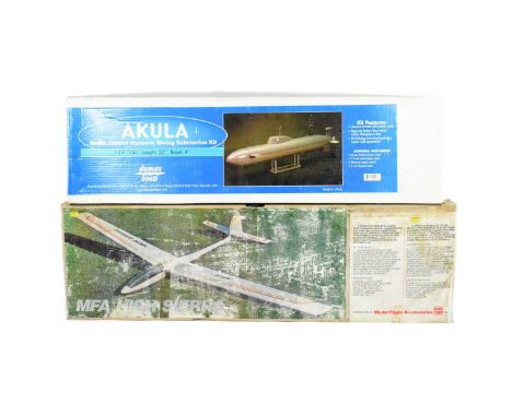 Model Kits - x2 RC Radio Control model planes comprising MFA High Sierra of foam veneered foam construction with glass fibre 