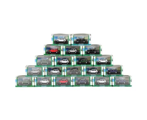 V Diecast - a collection of x20 Hongwell / Cararama made 1/72 scale diecast Mini Cooper models. Assorted colour ways, all app