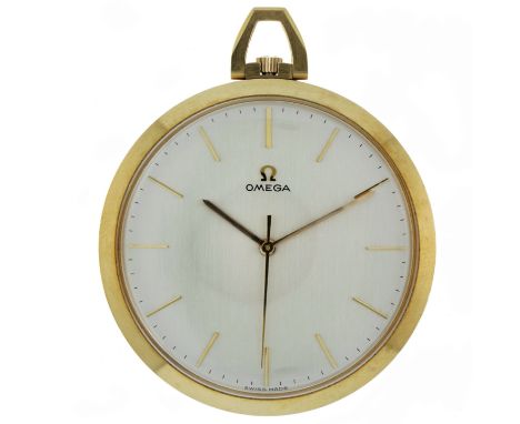 Omega Lever Escapement - Men's pocket watch - apprx. 1966. Case: yellow gold (18K.) - manual winding - condition: good - diam