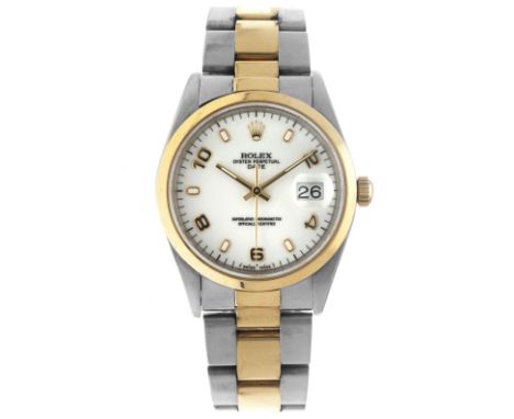 No Reserve - Rolex Datejust 16203 - Men's watch - 1997. Case: gold/steel (18K.) - bracelet: gold/steel (18K.) - automatic - b