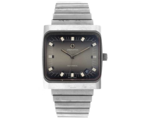 No Reserve - Zenith Surf TV-Case Automatic Jumbo 01-0040-380 - Men's watch. Case: steel - bracelet: steel - automatic - condi