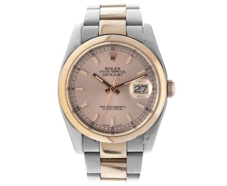 No Reserve - Rolex Datejust 36 126201 - Men's watch - 2011-present. Case: rose gold/steel (18K.) - bracelet: rose gold/staal 