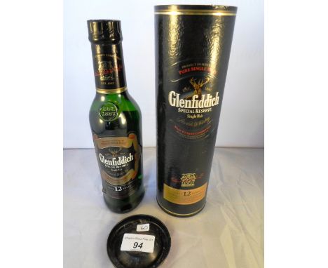 A cased bottle of Glenfiddich Single Malt Scotch Whisky, Aged 12 Years, 35cl