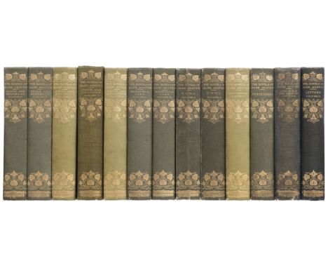 Austen (Jane). The Novels, Winchester edition, 13 volumes, Edinburgh: John Grant, 1906, portrait frontispiece to first volume