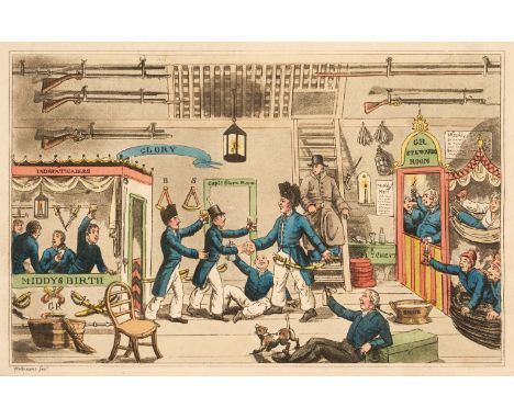  Mitford (John). The Adventures of Johnny Newcome in the Navy. A Poem in four cantos with notes, 1st edition, 1819, title and