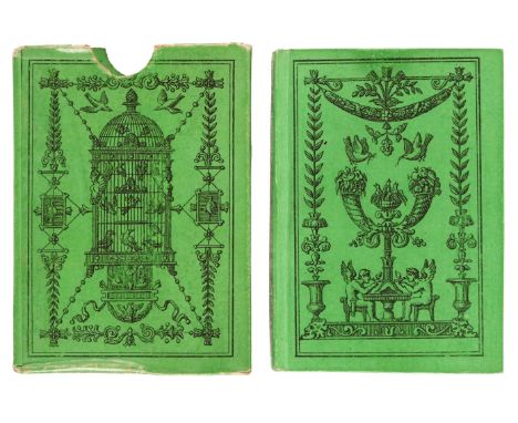 Miniature books. La Petite Voliere, Paris: chez Marcilly, circa 1820, half-title, hand-coloured vignette title, six hand-colo