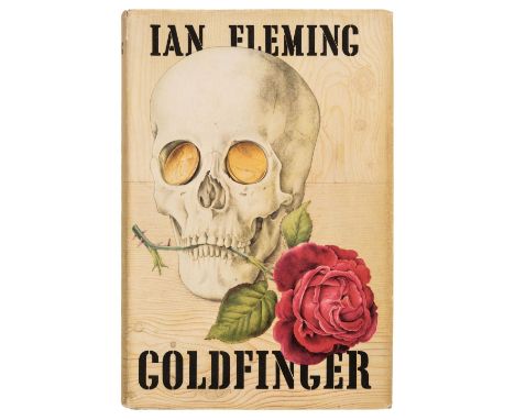 Fleming (Ian). Goldfinger, 1st edition, London: Jonathan Cape, 1959, original cloth, dust jacket, slightly rubbed at spine en