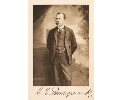Borchgrevink (Carsten). First on the Antarctic Continent, 1st edition, London: George Newnes, 1901, frontispiece, 16 plates, 