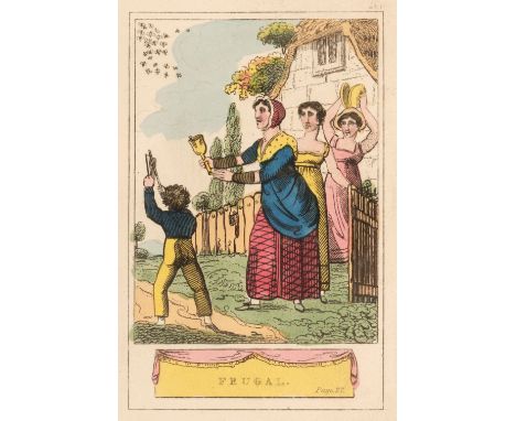 Frankly (Mr.). The History of Frugal, the Wild Bee, Whittingham and Arliss, [1816], hand-coloured frontispiece, vignette titl