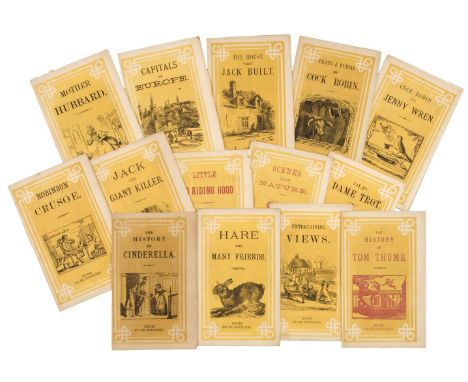Chapbooks. A complete set of 16 chapbooks, Yorkshire: Otley, circa 1840s, each 8pp., with eight large woodcuts on letterpress