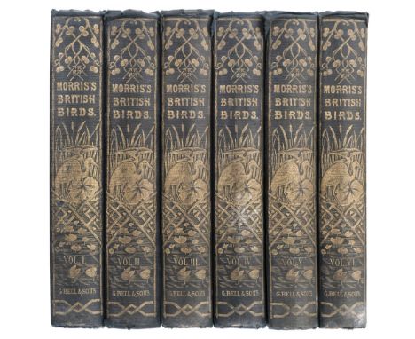 Morris (F. O.). A History of British Birds, 6 volumes, 2nd edition, 1870, titles and dedication, 365 coloured plates, occasio