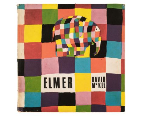 Mckee (David). Elmer, 1st edition, London: Denis Dobson, 1968, colour illustrations throughout by the author, including rear 