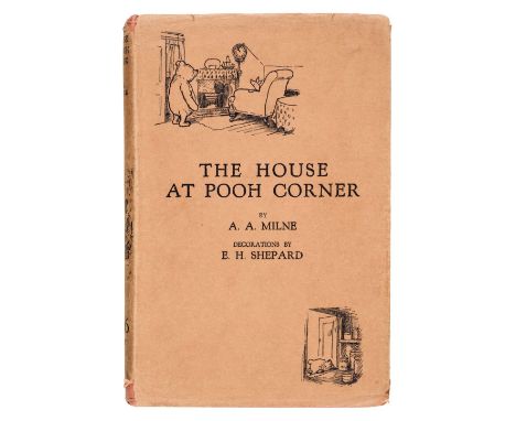 Milne (A.A.) The House at Pooh Corner, 1st edition, London: Mathuen &amp; Co., 1928, illustrations by E.H. Shepard, tiny marg