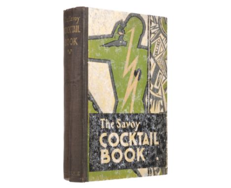 Craddock (Harry). The Savoy Cocktail Book, 1st edition, 2nd issue, Constable &amp; Company, 1930, colour illustrations and de