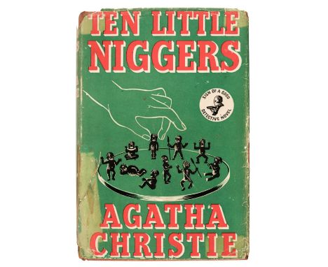 Christie (Agatha). Ten Little Niggers, 1st edition, London: Collins Crime Club, 1939, advertisement leaf at end, occasional l