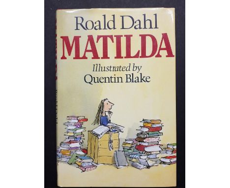 Dahl (Roald). Matilda, 1st edition, London: Jonathan Cape, 1983, monochrome illustrations by Quentin Blake, bookplate to the 