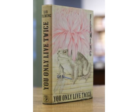 Fleming (Ian). You Only Live Twice, 1st edition, London: Jonathan Cape, 1964, a few light spots, original black cloth gilt, d