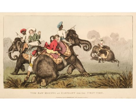 D'Oyly (Charles). Tom Raw, The Griffin: A Burlesque Poem, in Twelve Cantos: illustrated by twenty-five engraving, descriptive