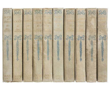 * Austen (Jane). The Novels, 10 volumes, mixed editions, London: J.M. Dent, 1898-1905, colour frontispieces &amp; illustratio