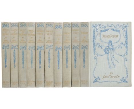 Austen (Jane). The Novels of Jane Austen, 10 volumes, mixed editions, London: J.M. Dent, 1900-1905, colour frontispieces and 