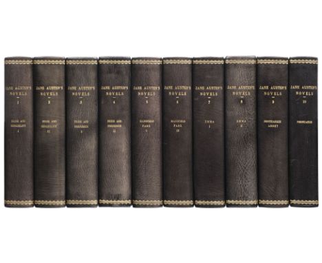 Austen (Jane). The Novels, The Winchester edition, 10 volumes, Edinburgh: John Grant, 1905, half-titles, portrait frontispiec