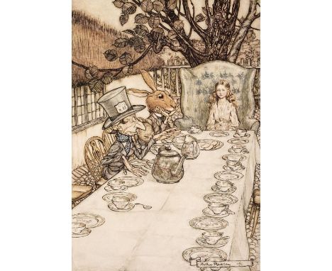 Rackham (Arthur, illustrator). Alice's Adventures in Wonderland, by Lewis Carroll, London: William Heinemann, 1907, 13 tipped