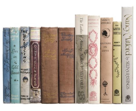Mitford (Nancy). The Pursuit of Love, 1945; Love in a Cold Climate, 1949; The Blessing, 1951; Don't Tell Alfred, 1960, 1st ed