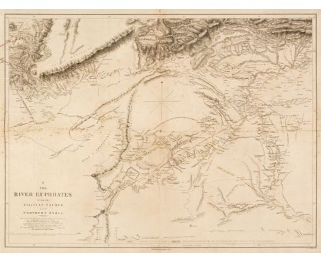 River Euphrates. Chesny (Colonel Francis Rawson, surveyor), Twelve map sheets, 1849, twelve double-page maps, engraved by J &