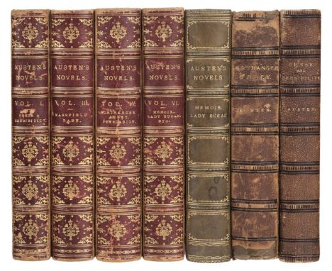 Austen (Jane). Sense and Sensibility, Mansfield Park, Northanger Abbey &amp; Persuasion, Memoir &amp; Lady Susan, 4 volumes, 
