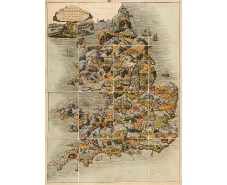 Wallis (Edward, publisher). Wallis's Picturesque Round Game of the Produce and Manufactures, of the Counties of England &amp;