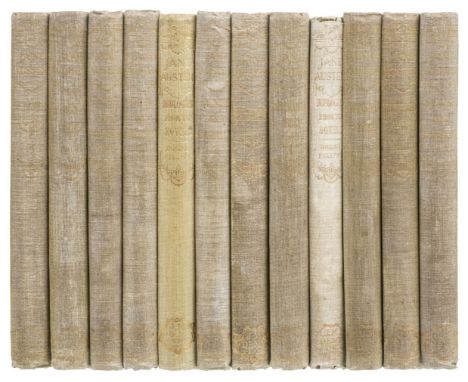 Austen (Jane). Novels, 12 novels, London: J.M. Dent, 1892, half-titles, monochrome frontispieces and plates by William C. Coo