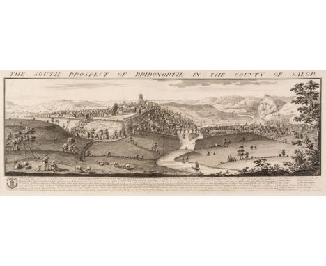 * Buck (Samuel &amp; Nathaniel). The South Prospect of Bridgnorth in the County of Salop, 1732 [but R. Sayer impression, 1775