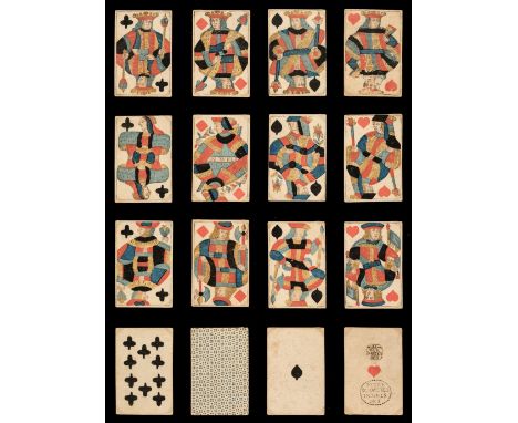 * Austrian standard playing cards. A deck of Vienna Pattern (Wiener Bild) playing cards, Wels, Austria: Peter Schachner, 1805