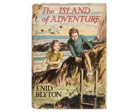 Blyton (Enid). The Island of Adventure, 1st edition, London: Macmillan and Company, 1944, illustrations by Stuart Tresilian, 