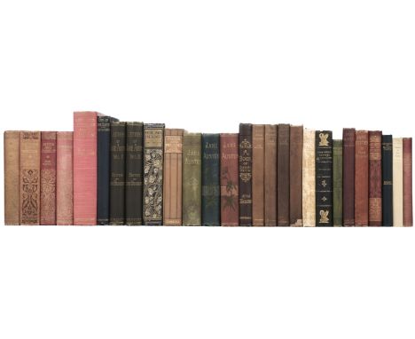 Austen (Jane). The Novels, 4 volumes (of 5), London: Macmillan &amp; Co, 1896-1900, lacking Pride &amp; Prejudice, half-title