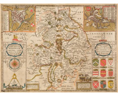 * Warwickshire. Speed (John), The Counti of Warwick, The Shire Towne and Citie of Coventre described, Roger Rea 1662, engrave