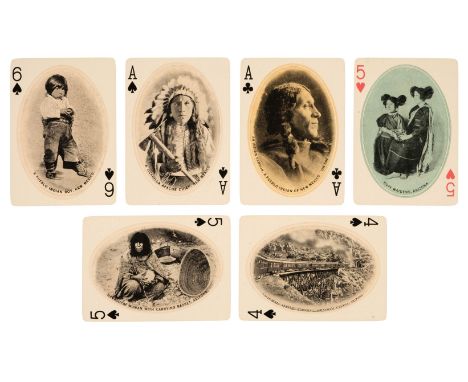 *  American Playing Cards. The Great Southwest Souvenir Playing Cards, Kansas City, Missouri: Fred Harvey, 1910, 54 colour-pr