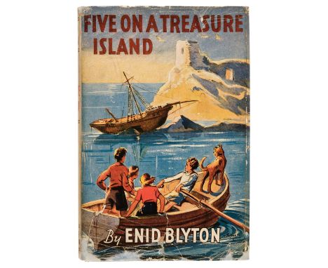 Blyton (Enid). Five on a Treasure Island, 1st edition, London: Hodder &amp; Stoughton, 1942, illustrations by Eileen A. Soper